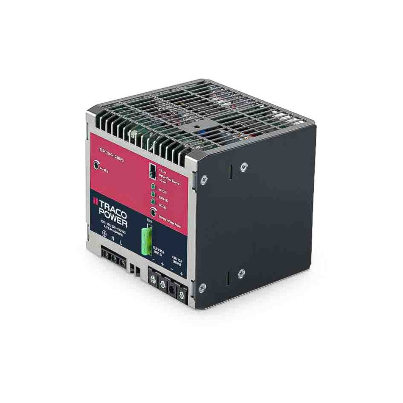 1 pcs - TRACOPOWER TSPC-UPS Switch Mode DIN Rail Power Supply, 85 - 264V ac ac Input, 24V dc dc Output, 10A Output, 240W