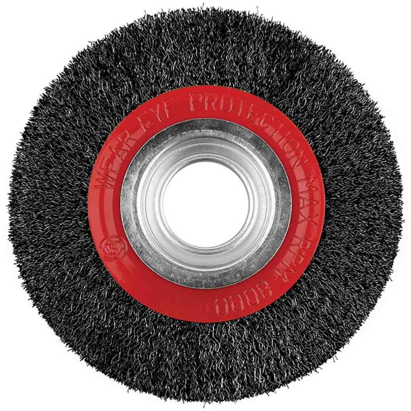 1 pcs - RS PRO Steel Bevelled Abrasive Brush, 100mm Diameter
