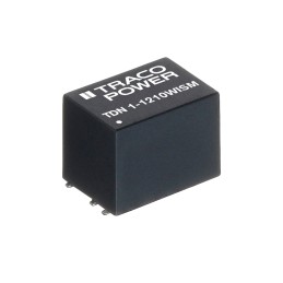 1 pcs - TRACOPOWER TDN 1WISM DC-DC Converter, ±12V dc/ ±45mA Output, 9 - 36 V dc Input, 1W, Surface Mount, +90°C Max