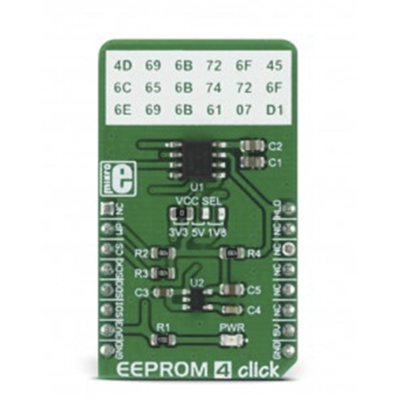 1 pcs - MikroElektronika EEPROM 4 Click AT25M02 mikroBus Click Board MIKROE-2536