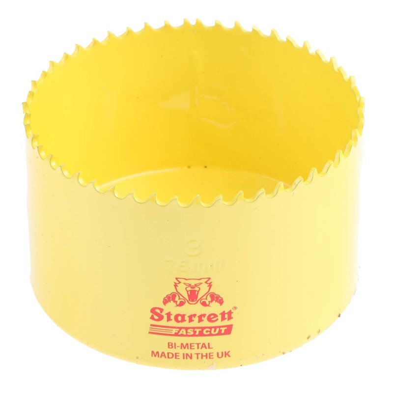 1 pcs - Starrett HSS 76mm Hole Saw