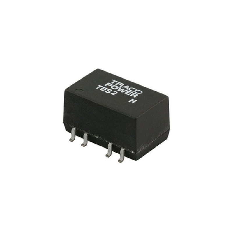 1 pcs - TRACOPOWER TES 2H DC-DC Converter, ±12V dc/ ±83mA Output, 10.8 - 13.2 V dc Input, 2W, Surface Mount, +85°C Max