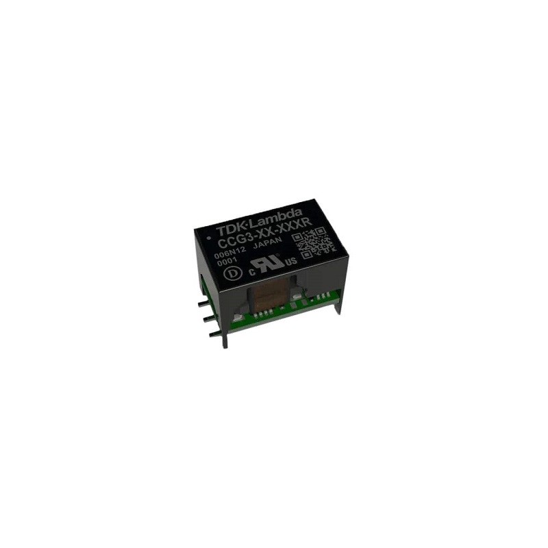 1 pcs - TDK-Lambda CCG Isolated DC-DC Converter, 12V dc/, 18 - 76 V dc Input, 3W, Surface Mount