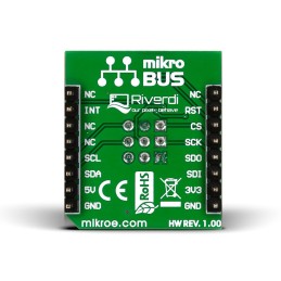 1 pcs - MikroElektronika MIKROE-2100, Riverdi Click LCD Add On Board With FT8xx, zif20