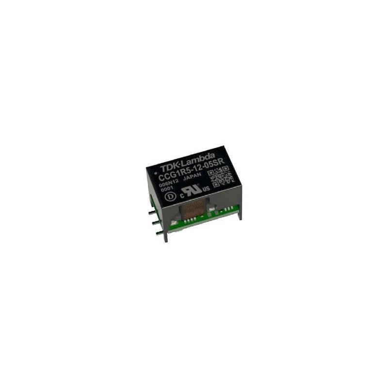 1 pcs - TDK-Lambda CCG Isolated DC-DC Converter, 12V dc/, 18 - 76 V dc Input, 1.5W, Surface Mount