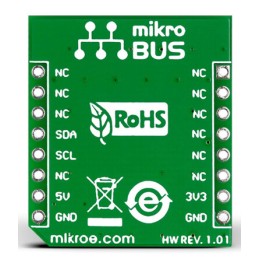 1 pcs - MikroElektronika MIKROE-1989, EEPROM3 click EEPROM Development Board for AT24CM02 for MikroBUS