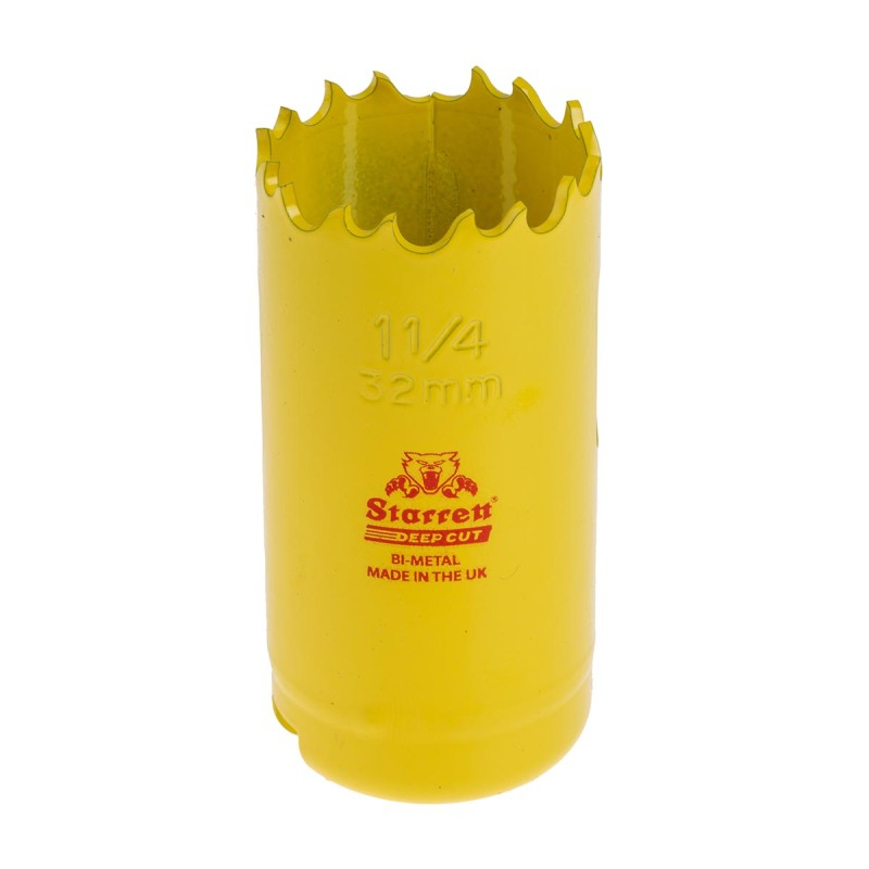 1 pcs - Starrett HSS 32mm Hole Saw