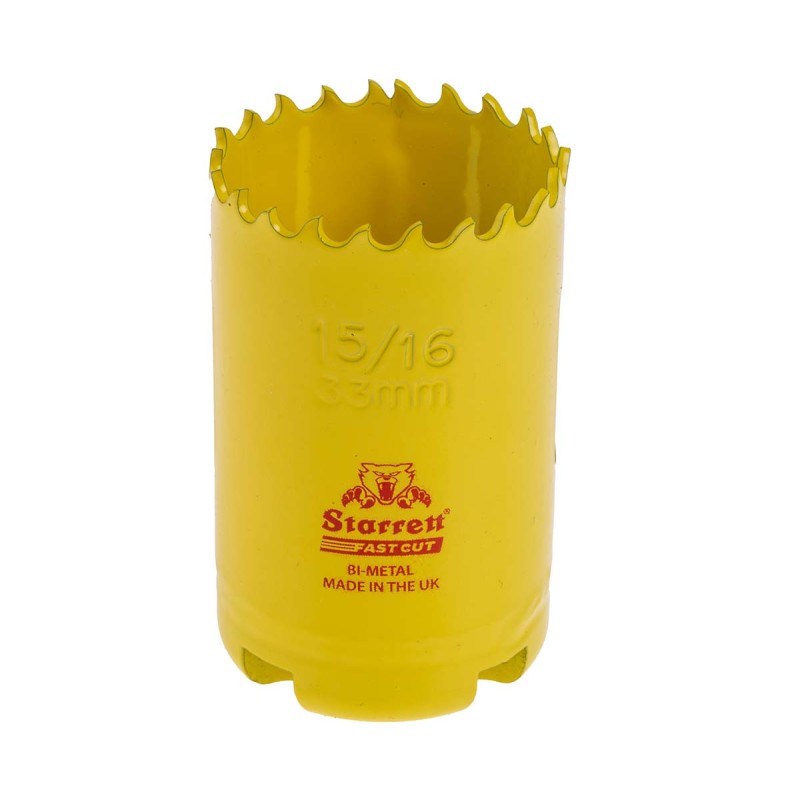 1 pcs - Starrett HSS 33mm Hole Saw