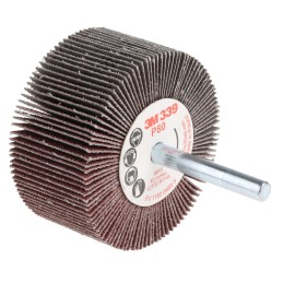 1 pcs - 3M Aluminium Oxide Flap Wheel, 60mm Diameter, P80 Grit