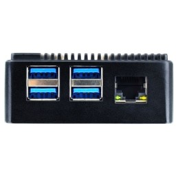 1 pcs - Polyhex Aluminium Case for use with DEBIX Model A and Model B in Black