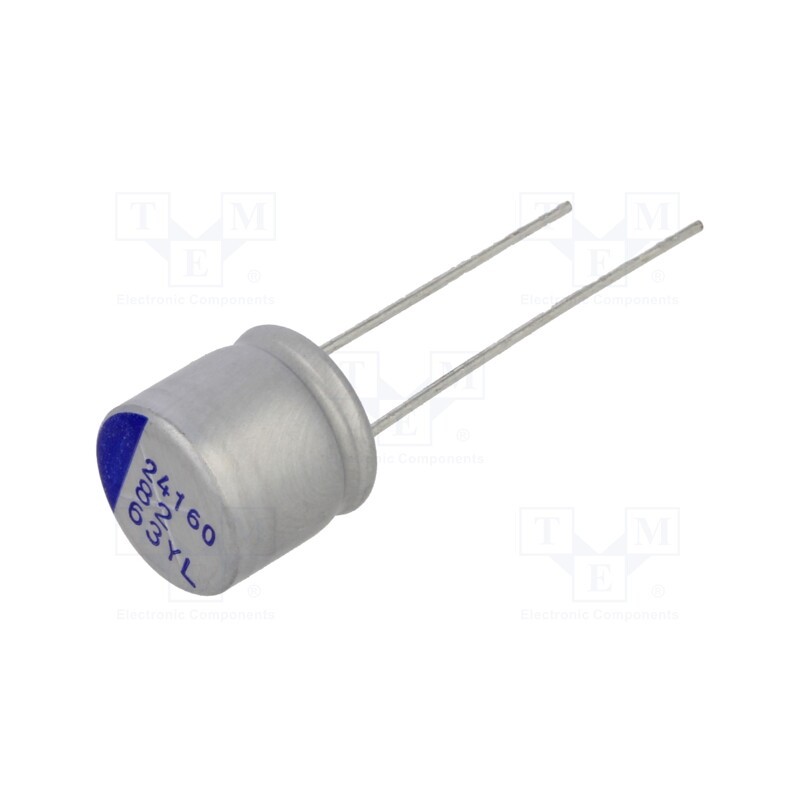 1 pcs x SAMWHA - YL1J826M1009MBB - Capacitor: hybrid, THT, -55÷125°C, Body dim: Ø10x9.5mm, 82uF, 63VDC