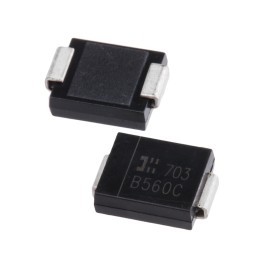 10 pcs - Diodes Inc 60V 5A, Schottky Diode, 2-Pin DO-214AB B560C-13-F