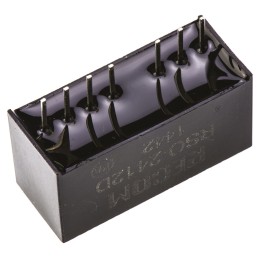 1 pcs - Recom RSO DC-DC Converter, ±12V dc/ ±42mA Output, 18 - 36 V dc Input, 1W, Through Hole, +85°C Max Temp -40°C Min