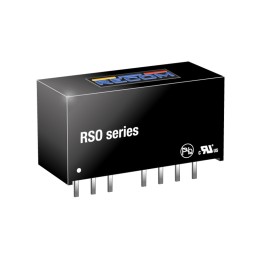 1 pcs - Recom RSO DC-DC Converter, ±12V dc/ ±42mA Output, 18 - 36 V dc Input, 1W, Through Hole, +85°C Max Temp -40°C Min
