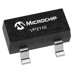 10 pcs - P-Channel MOSFET, 100 V SOT-23 Microchip VP2110K1-G