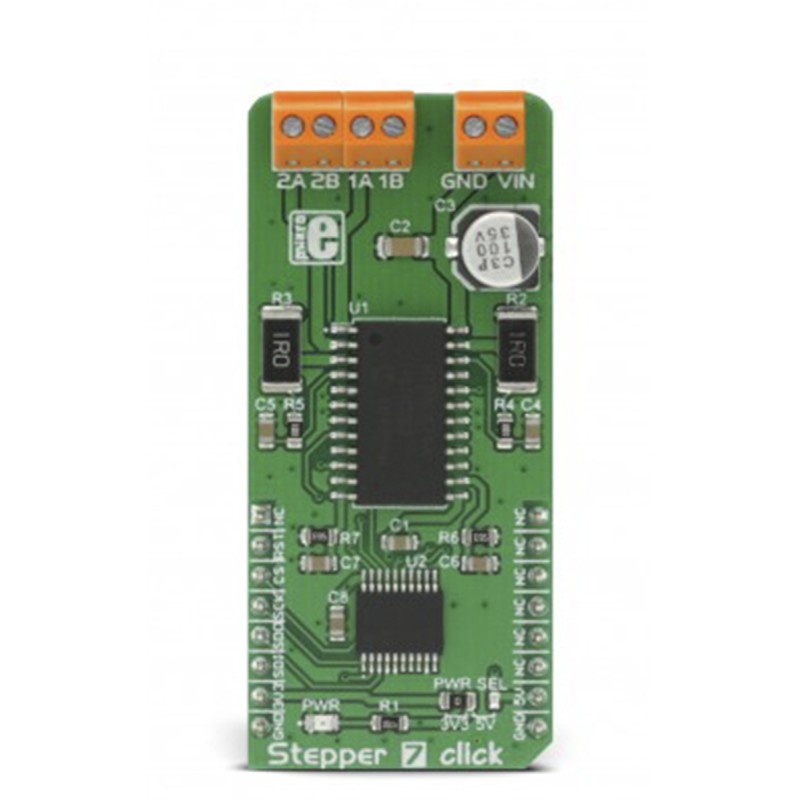 1 pcs - MikroElektronika PAC1921 Click for MTS62C19A for Step Motor Driver