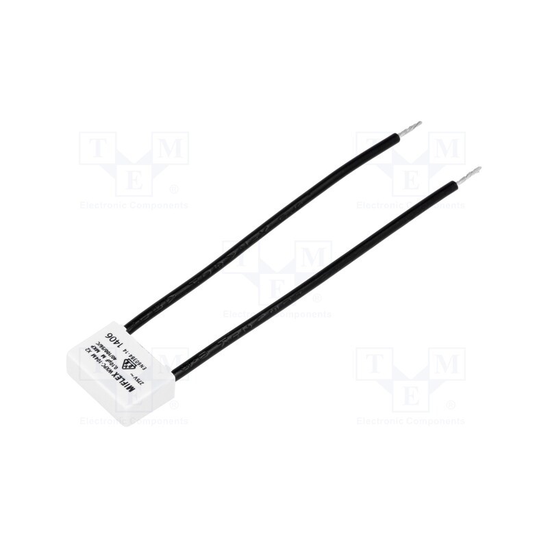 1 pcs x MIFLEX - J36DU410MD80/7 - Capacitor: polypropylene, 100nF, 18x6.5x12.5mm, THT, ±20%, 15mm