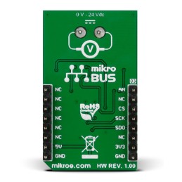 1 pcs - MikroElektronika Voltmeter click Voltage Measurement for MCP3201 for MikroBUS