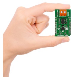 1 pcs - MikroElektronika Voltmeter click Voltage Measurement for MCP3201 for MikroBUS