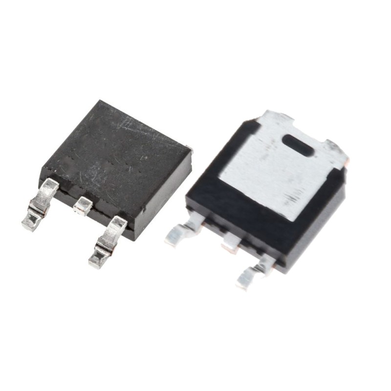 10 pcs - N-Channel MOSFET, 7.7 A, 100 V DPAK Vishay IRFR120PBF
