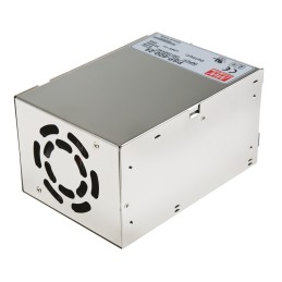 1 pcs - MEAN WELL Switching Power Supply, PSP-600-24, 24V dc, 25A, 600W, 1 Output, 124 - 370 V dc, 88 - 264 V ac