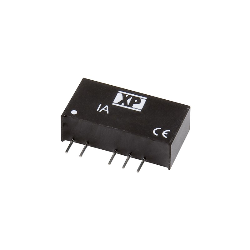 1 pcs - XP Power IA DC-DC Converter, ±5V dc/ ±100mA Output, 21.6 - 26.4 V dc Input, 1W, Through Hole, +85°C Max Temp