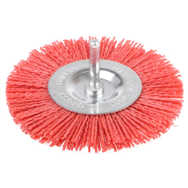 1 pcs - Tivoly Nylon Circular Abrasive Brush, 100mm Diameter