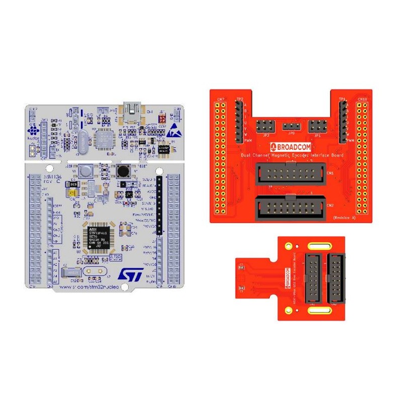 1 pcs - Broadcom AEAT-9955 3D Image Sensor, Ultraviolet (UV) Sensor Evaluation Kit for HEDS-9955PRGEVB HEDS-9955EVB