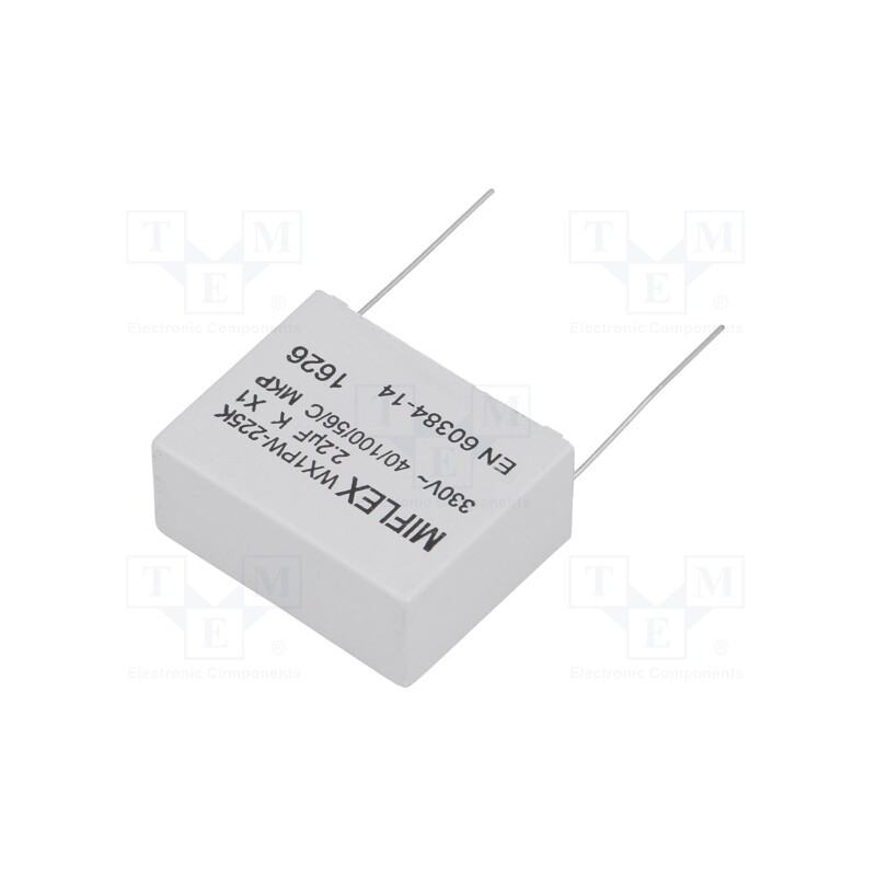 1 pcs x MIFLEX - J45GW522KB - Capacitor: polypropylene, 2.2uF, 41.5x33x18mm, THT, ±10%, 37.5mm