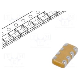 1 pcs x KYOCERA AVX - W3A41C102MAT2A - Capacitor: ceramic, MLCC, 1nF, 100V, X7R, ±20%, SMD, 0612