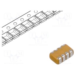 1 pcs x KYOCERA AVX - W2A4YC104MAT2A - Capacitor: ceramic, MLCC, 100nF, 16V, X7R, ±20%, SMD, 0508