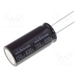 1 pcs x NICHICON - UCY2G151MHD - Capacitor: electrolytic, THT, 150uF, 400VDC, Ø18x40mm, Pitch: 7.5mm