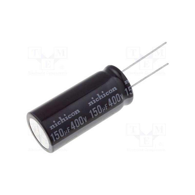 1 pcs x NICHICON - UCY2G151MHD - Capacitor: electrolytic, THT, 150uF, 400VDC, Ø18x40mm, Pitch: 7.5mm