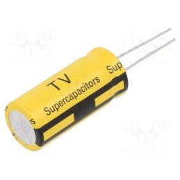 1 pcs x EATON ELECTRONICS - TV1635-3R0356-R - Supercapacitor, THT, 35F, 3VDC, -10÷30%, Body dim: Ø16.5x38mm, 15mΩ