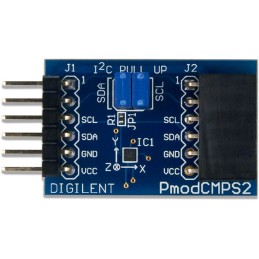 1 pcs - Digilent Pmod CMPS2:3-Axis Compass I2C, SPI Expansion Module