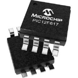 10 pcs - Microchip PIC12F617T-I/SN 8 bit MCU Microcontroller MCU, PIC12, 8-Pin SOIC