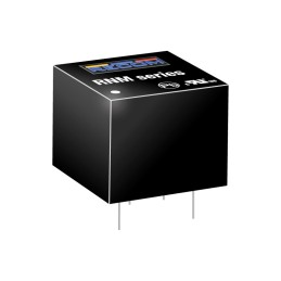 1 pcs - Recom RNM DC-DC Converter, 5V dc/ 200mA Output, 4.5 - 5.5 V dc Input, 1W, Through Hole, +85°C Max Temp -40°C Min