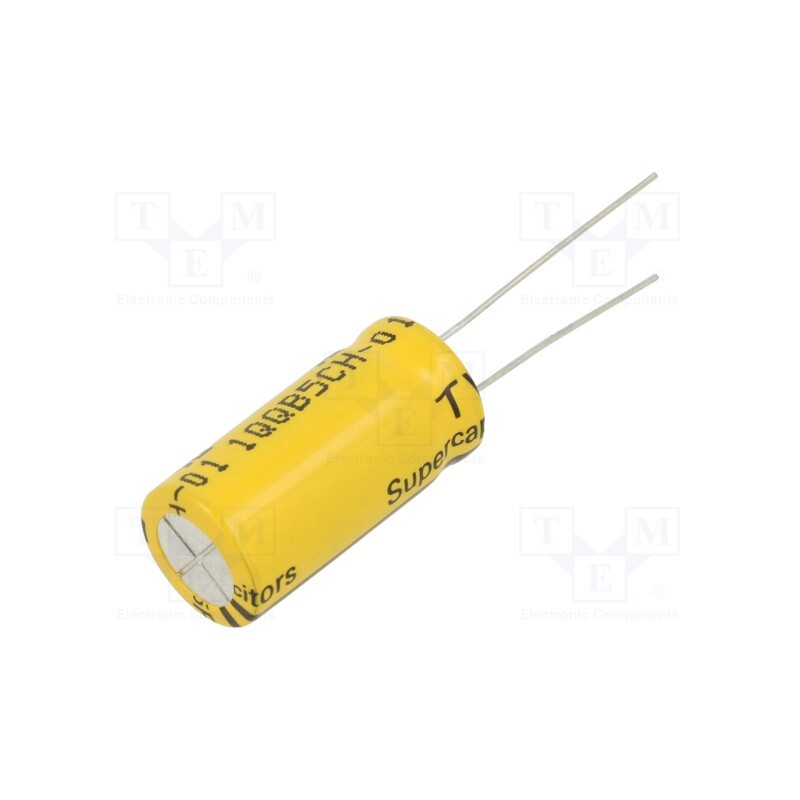 1 pcs x EATON ELECTRONICS - TV1325-3R0156-R - Supercapacitor, THT, 15F, 3VDC, -10÷30%, Body dim: Ø13.5x28.4mm