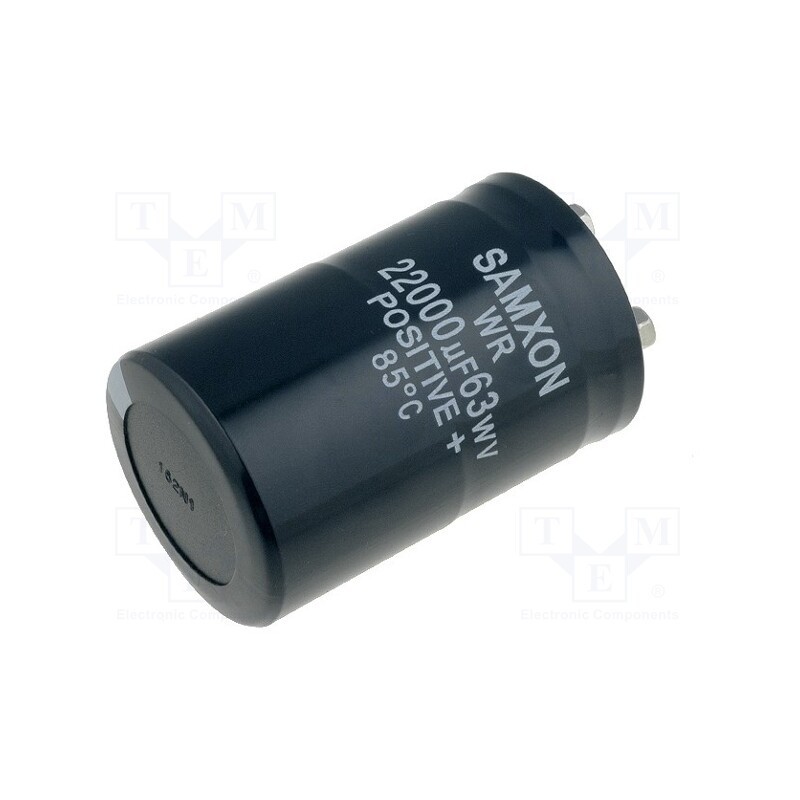 1 pcs x SAMXON - WR229M1JS80O5 - Capacitor: electrolytic, 22000uF, 63VDC, Ø51x80mm, ±20%, 2000h