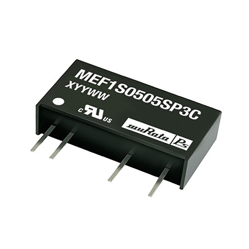 1 pcs - Murata Power Solutions MEF1 DC-DC Converter, 5V dc/ 200mA Output, 22.8 - 25.2 V dc Input, 1W, Through Hole,