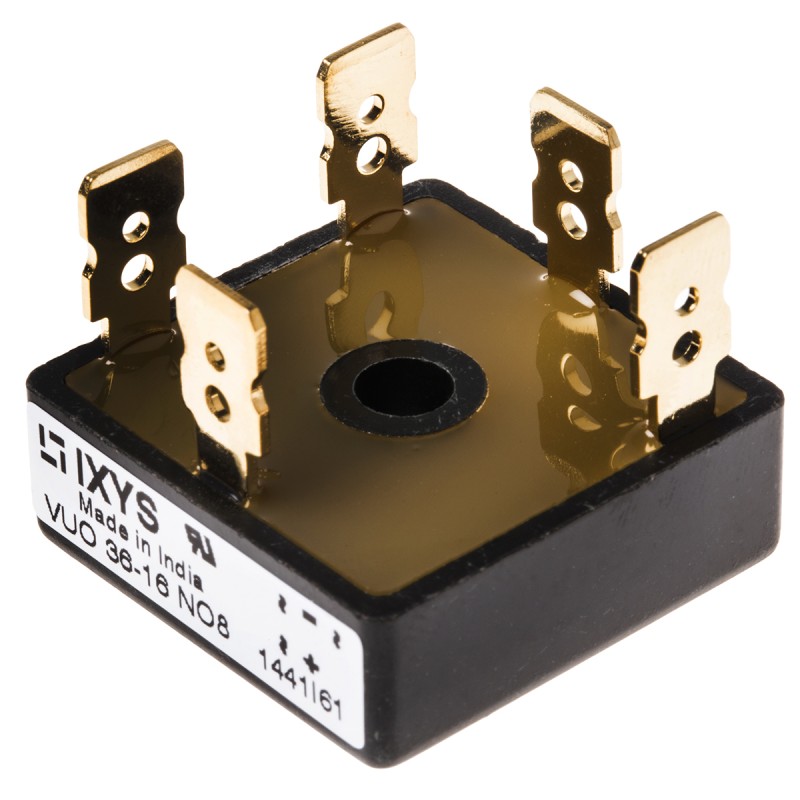 1 pcs - IXYS Bridge Rectifier Module, 35A, 1600V, 3-phase, 5-Pin