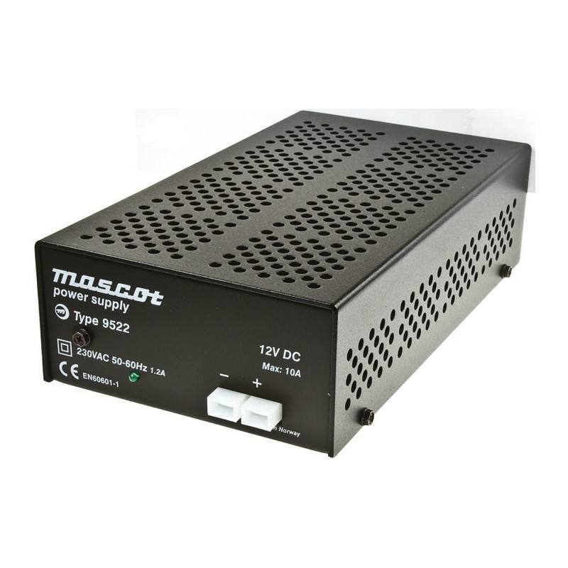 1 pcs - Mascot 135W Power Brick AC/DC Adapter 12V dc Output, 10A Output