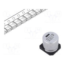 2 pcs x VISHAY - ZSC00AK3311JARL - Capacitor: electrolytic, low ESR, SMD, 330uF, 63VDC, Ø16x16.5mm