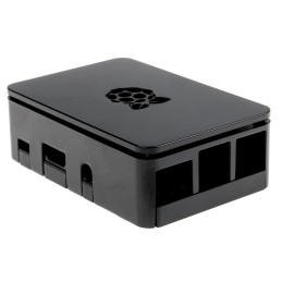 96 pcs - DesignSpark ABS Case for use with Raspberry Pi 2B, Raspberry Pi 3B, Raspberry Pi 3B+ in Black