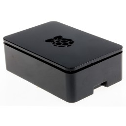 96 pcs - DesignSpark ABS Case for use with Raspberry Pi 2B, Raspberry Pi 3B, Raspberry Pi 3B+ in Black