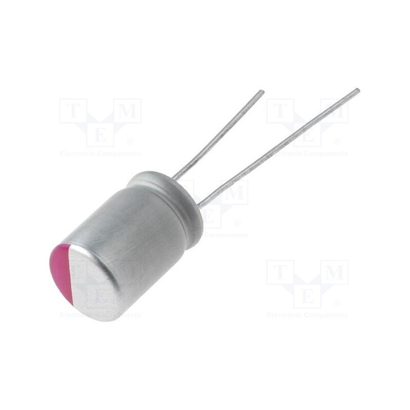 5 pcs x X-CON - ULR108M0JF1ARRX0CR - Capacitor: polymer, low ESR, 1000uF, 6.3VDC, ESR: 7mΩ, THT, ±20%