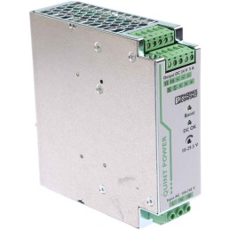 1 pcs - Phoenix Contact QUINT-PS/1AC/24DC/5 Switch Mode DIN Rail Power Supply, 85 - 264V ac ac Input, 24V dc dc Output,