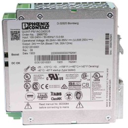 1 pcs - Phoenix Contact QUINT-PS/1AC/24DC/5 Switch Mode DIN Rail Power Supply, 85 - 264V ac ac Input, 24V dc dc Output,
