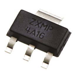 10 pcs - P-Channel MOSFET, 6.4 A, 40 V, 3-Pin SOT-223 Diodes Inc ZXMP4A16GTA