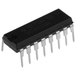 1 pcs - Texas Instruments SN74HC139N, Decoder, 16-Pin PDIP